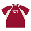 Contrast Panel Cotton T-Shirt